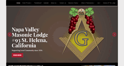 Desktop Screenshot of napavalleymasonic93.org